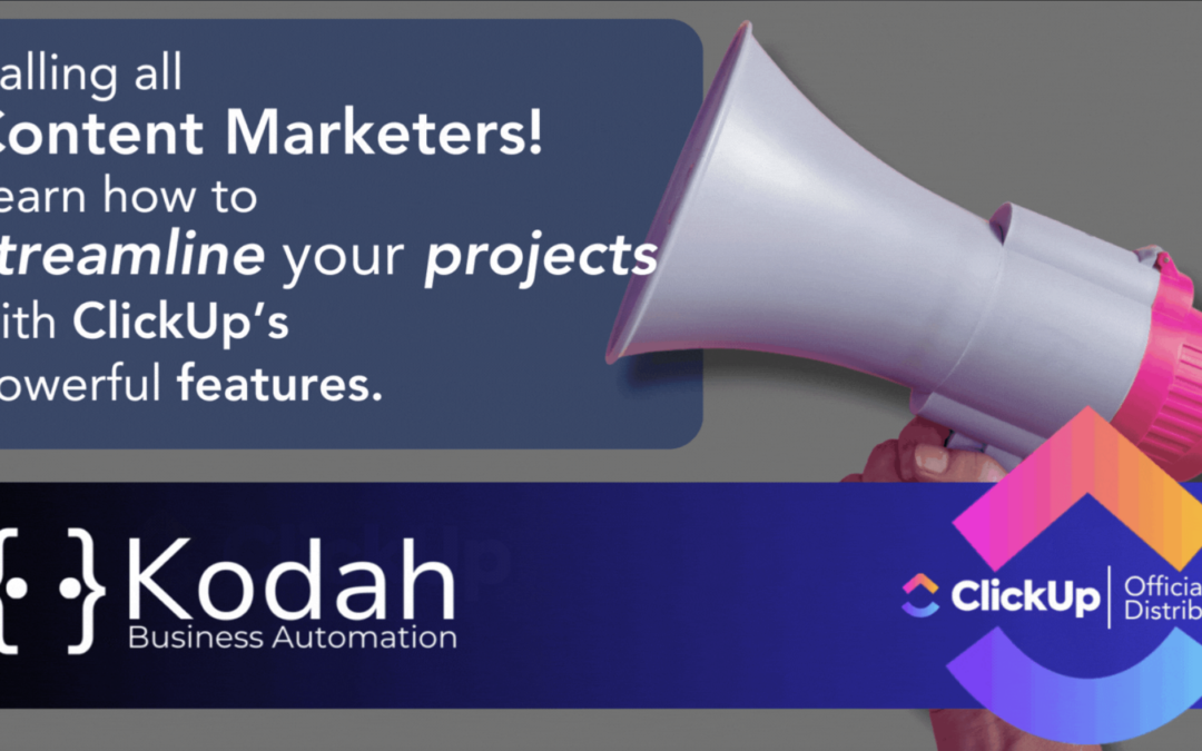 How to Manage Your Content Marketing Projects with ClickUp