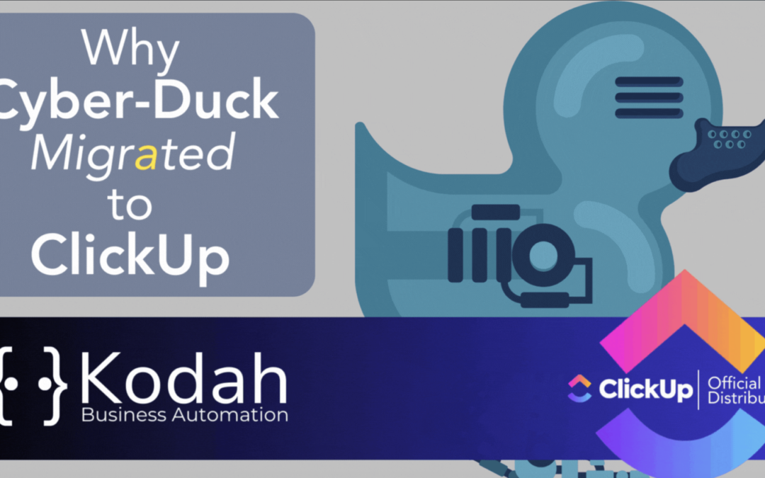 Why Cyber-Duck Migrated to ClickUp