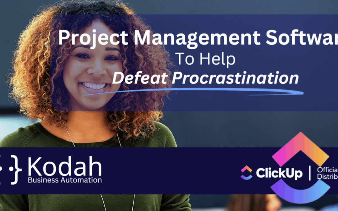 Using a Project Management Software To Help Defeat Procrastination