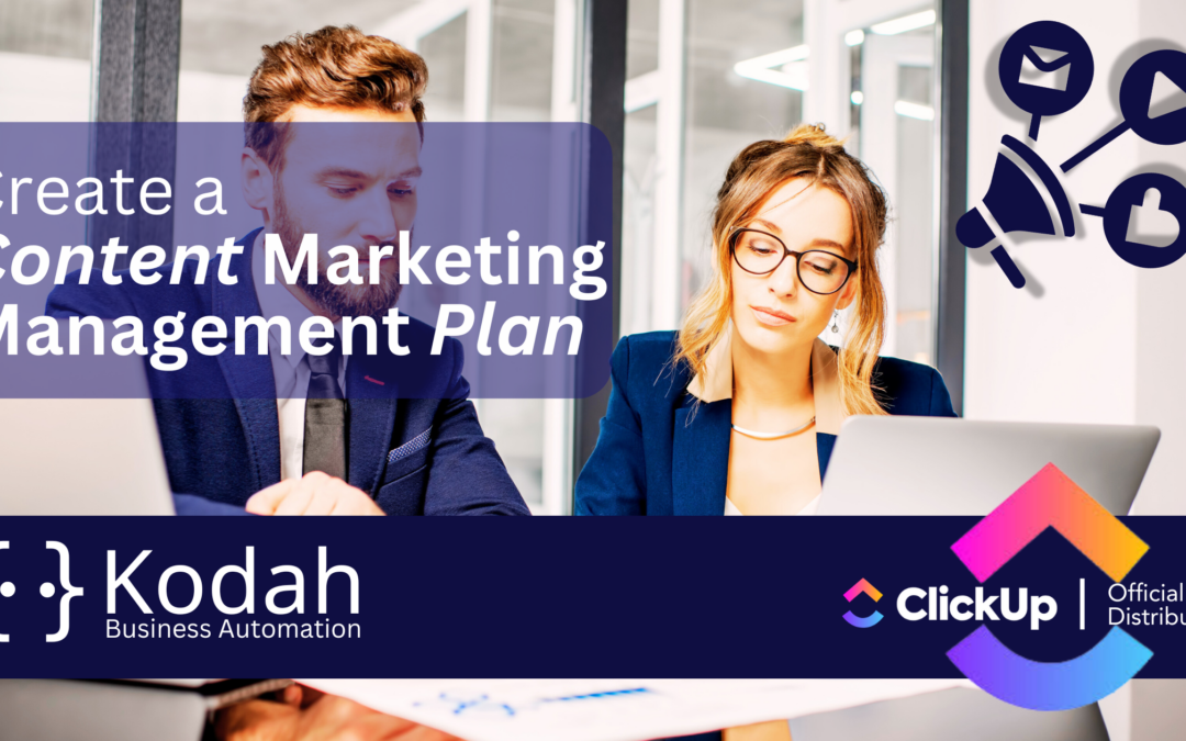 How to Create a Content Marketing Management Plan