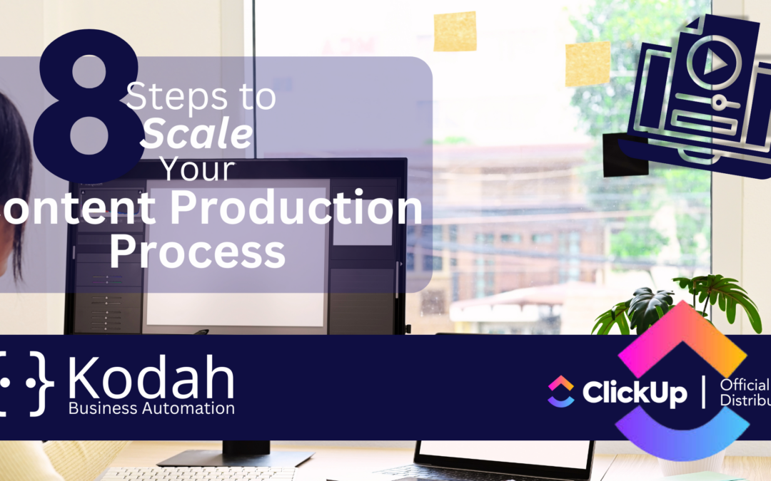 8 Steps to Scale Your Content Production Process