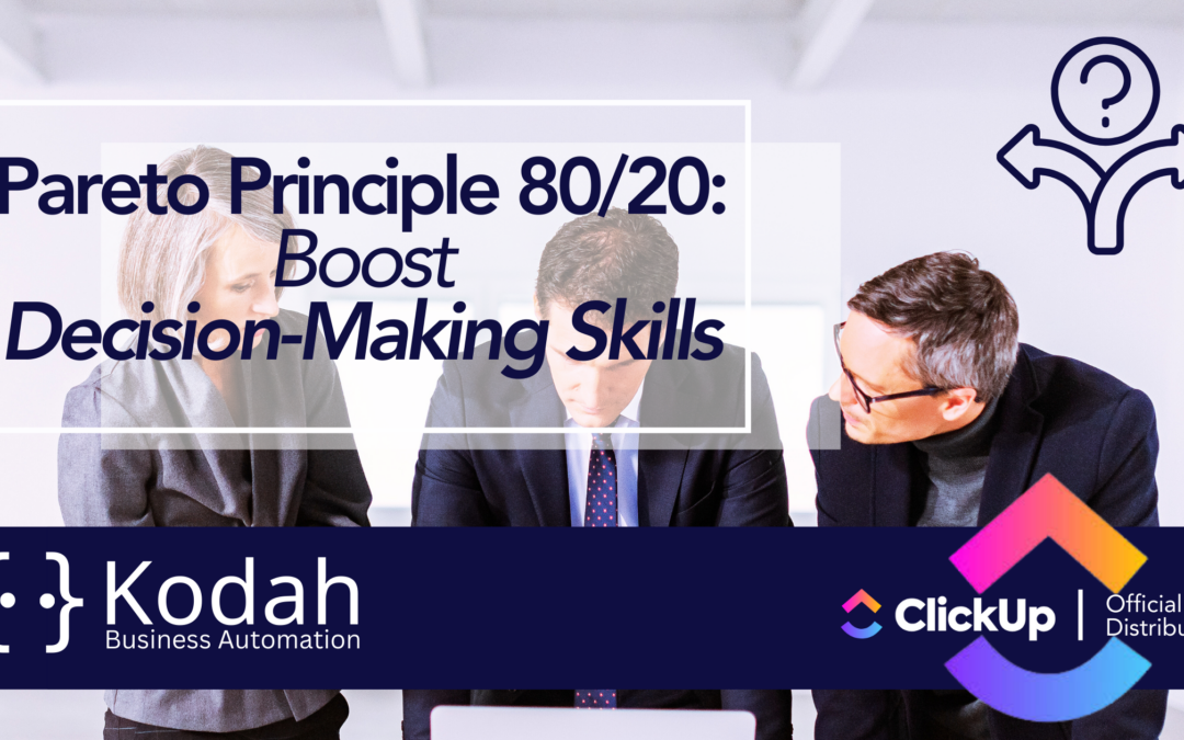 Pareto Principle 80/20: Boost Decision-Making Skills