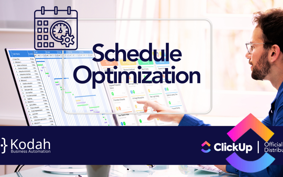 Schedule Optimisation