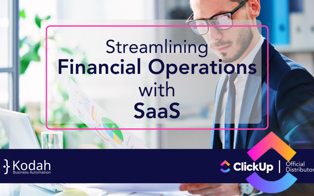 Streamlining Financial Operations with SaaS