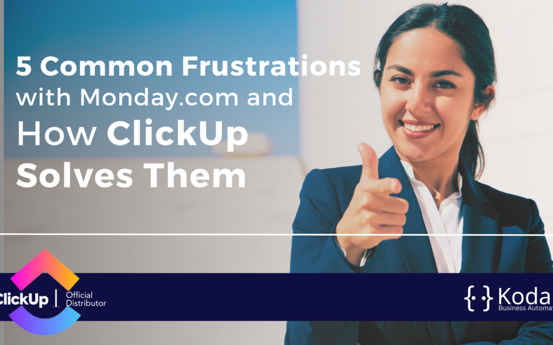 5 Common Frustrations with Monday.com and How ClickUp Solves Them