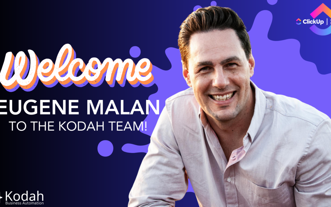 Welcoming Eugene Malan to the Kodah Team!