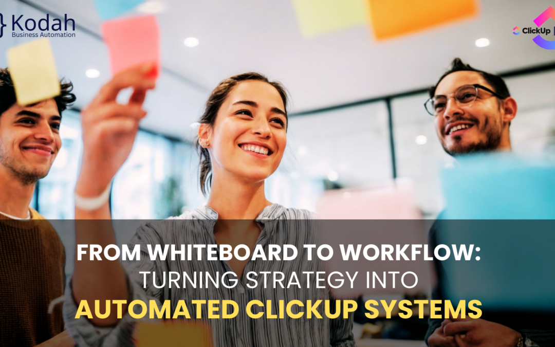 From Whiteboard to Workflow: Turning Strategy into Automated ClickUp Systems