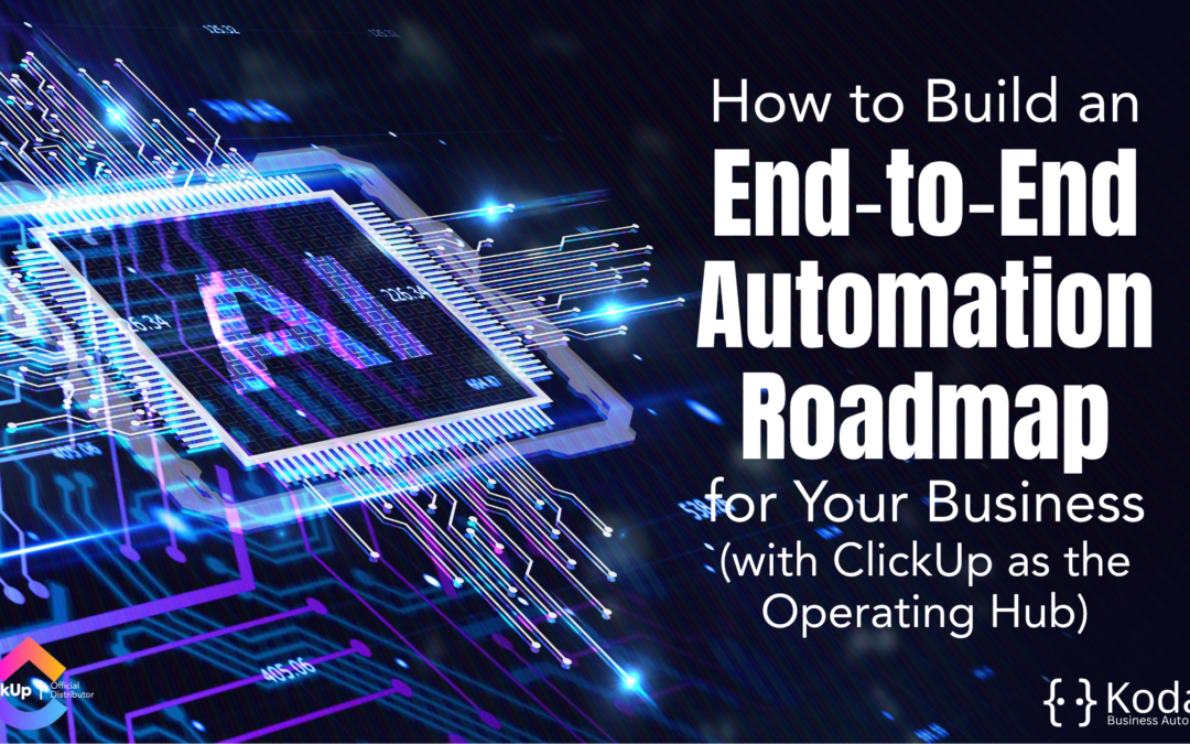 How to Build an End‑to‑End Automation Roadmap for Your Business (with ClickUp as the Operating Hub)