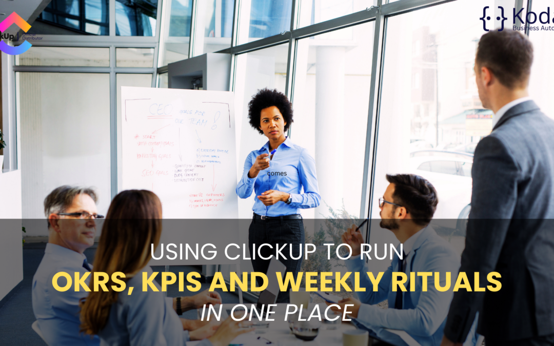 Using ClickUp to Run OKRs, KPIs and Weekly Rituals in One Place