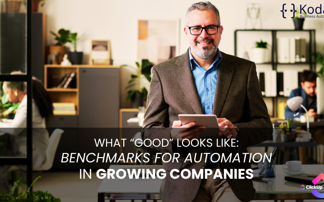 What “Good” Looks Like: Benchmarks for Automation in Growing Companies