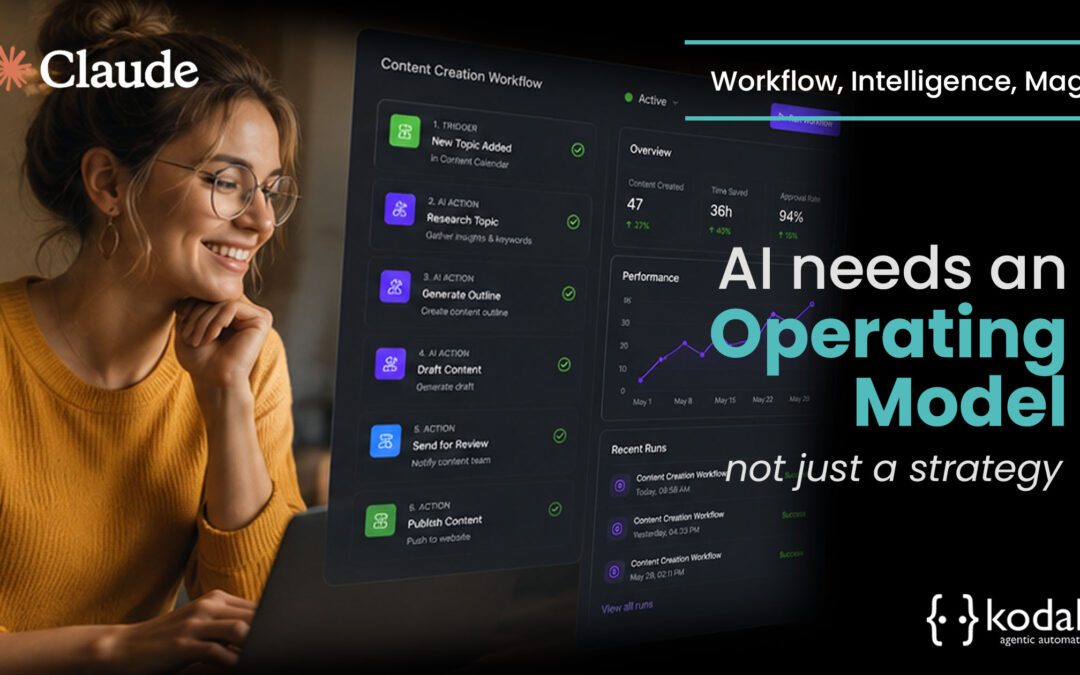 AI Needs an Operating Model, Not Just a Strategy